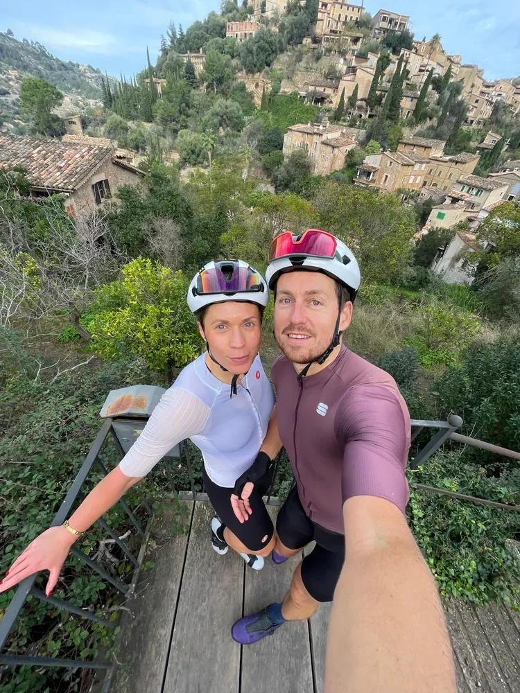 Deià artists village on MA-10 coastal stretch of Paguera Tramuntana classic ride